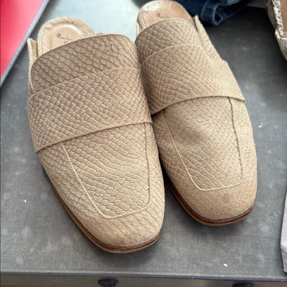 Free people Tan Slip-On Loafers 7